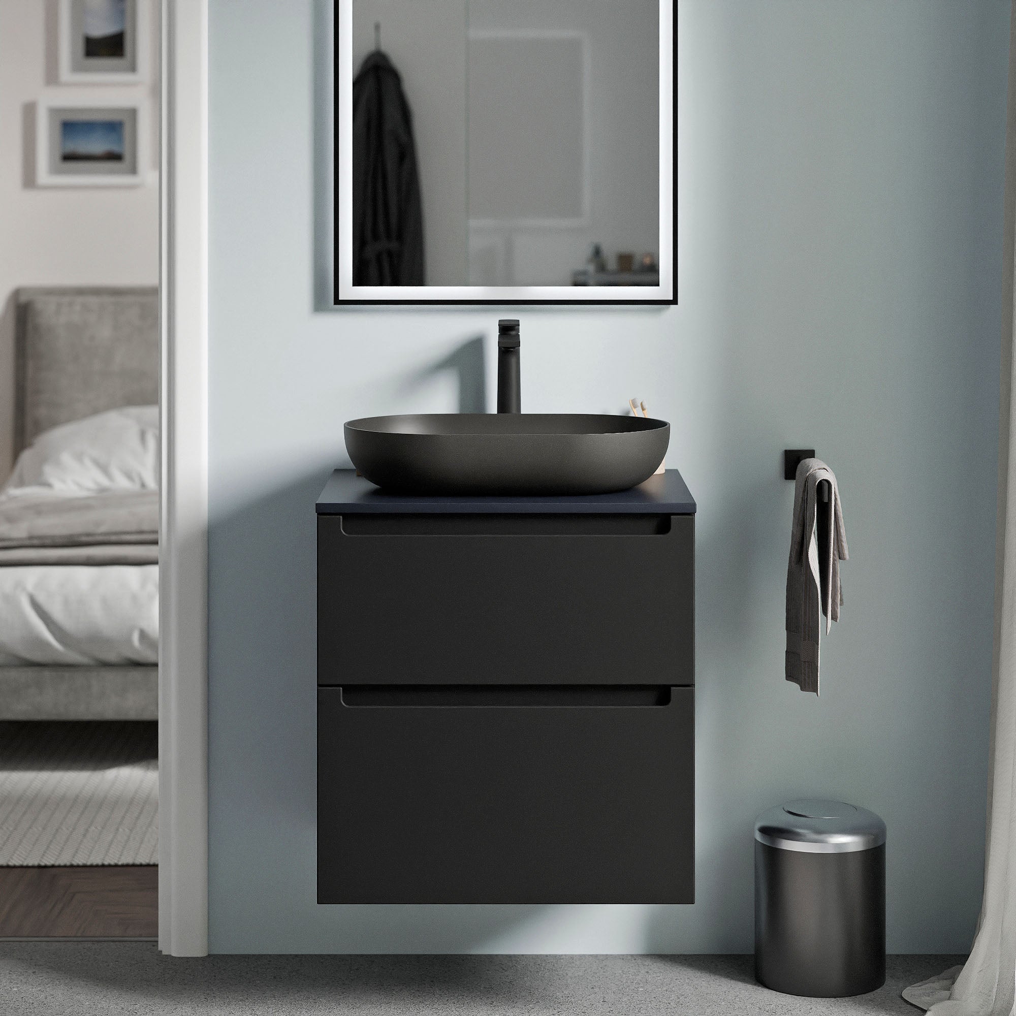 Meuble salle de bain VIREO 60 cm