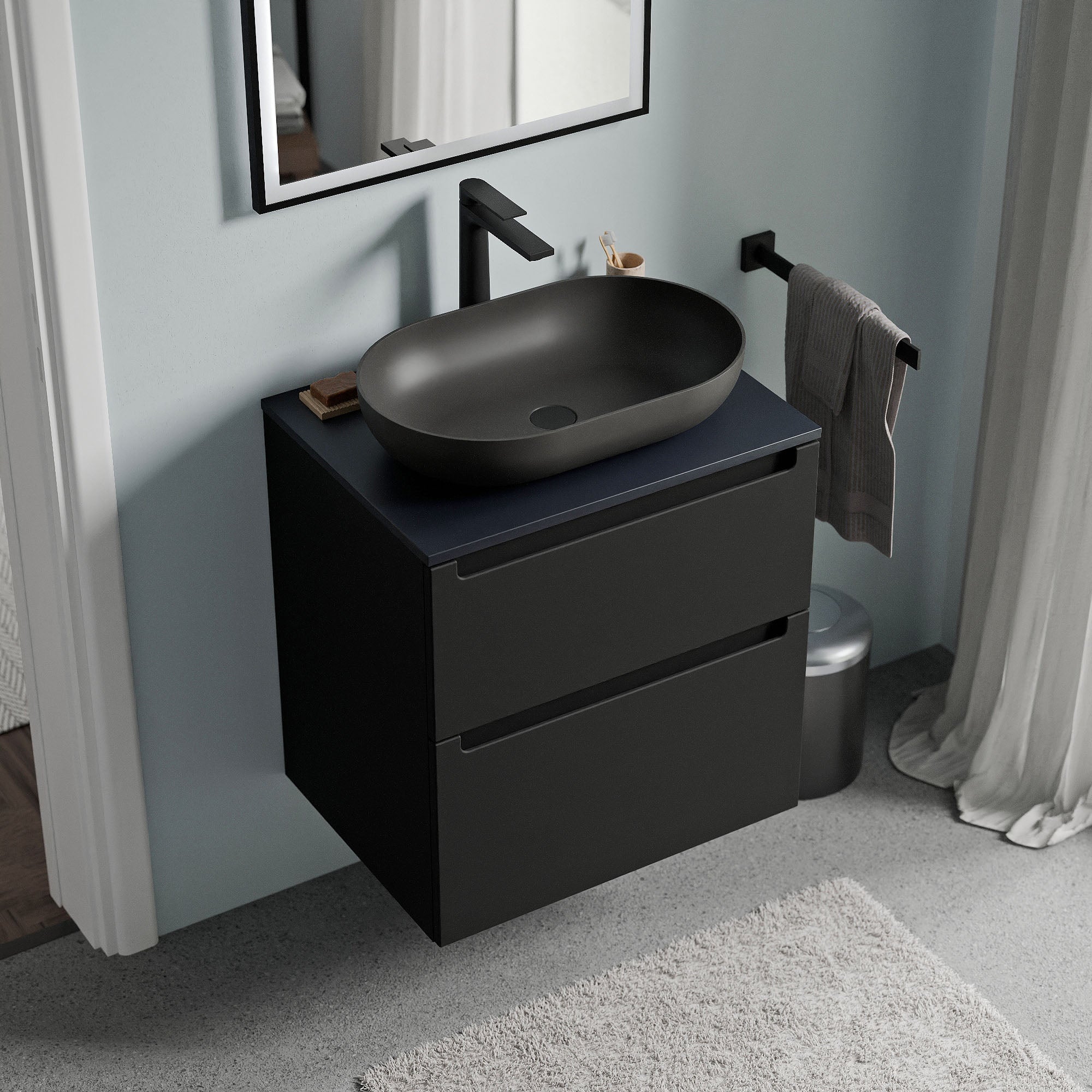 Meuble salle de bain VIREO 60 cm