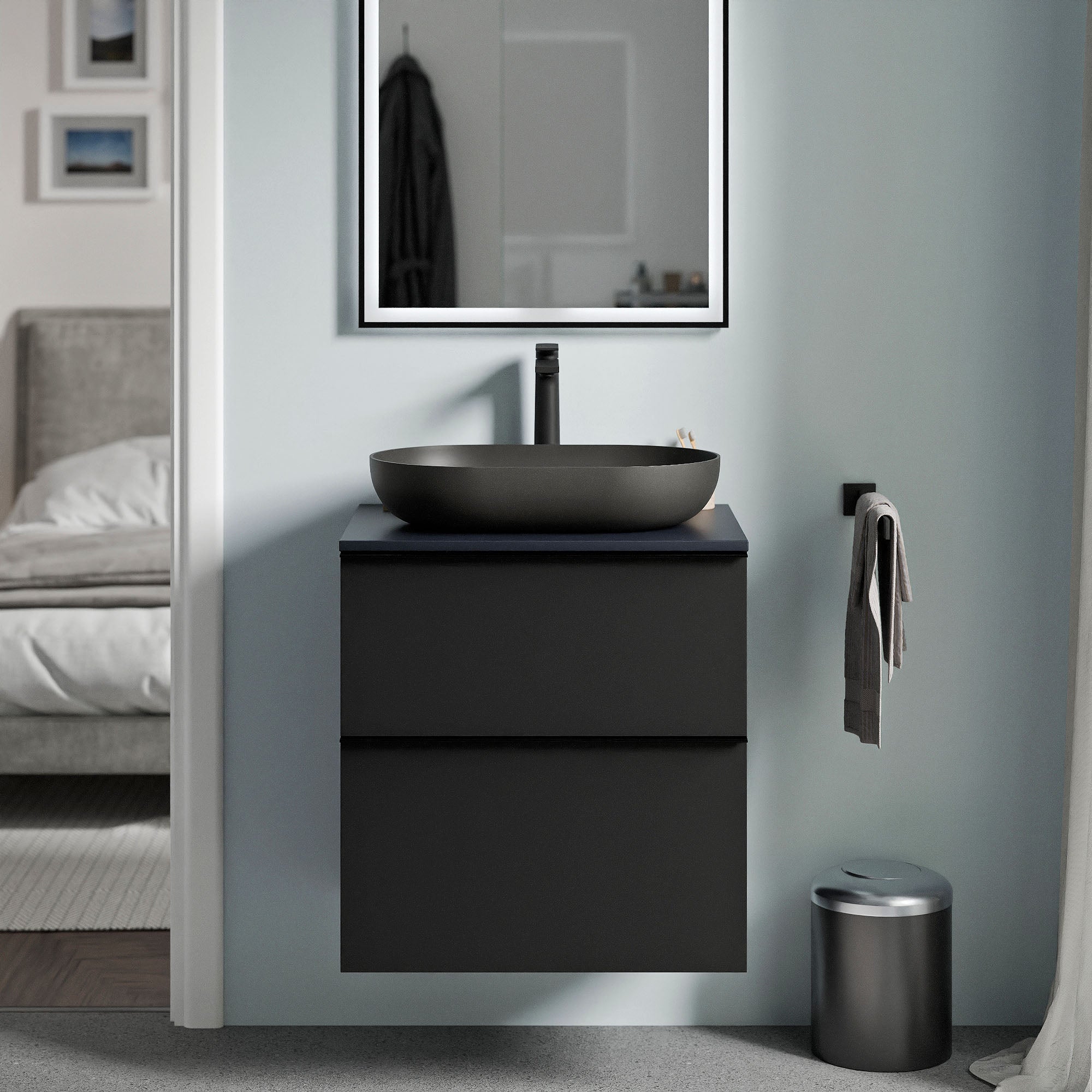Meuble salle de bain LAVOA 60 cm