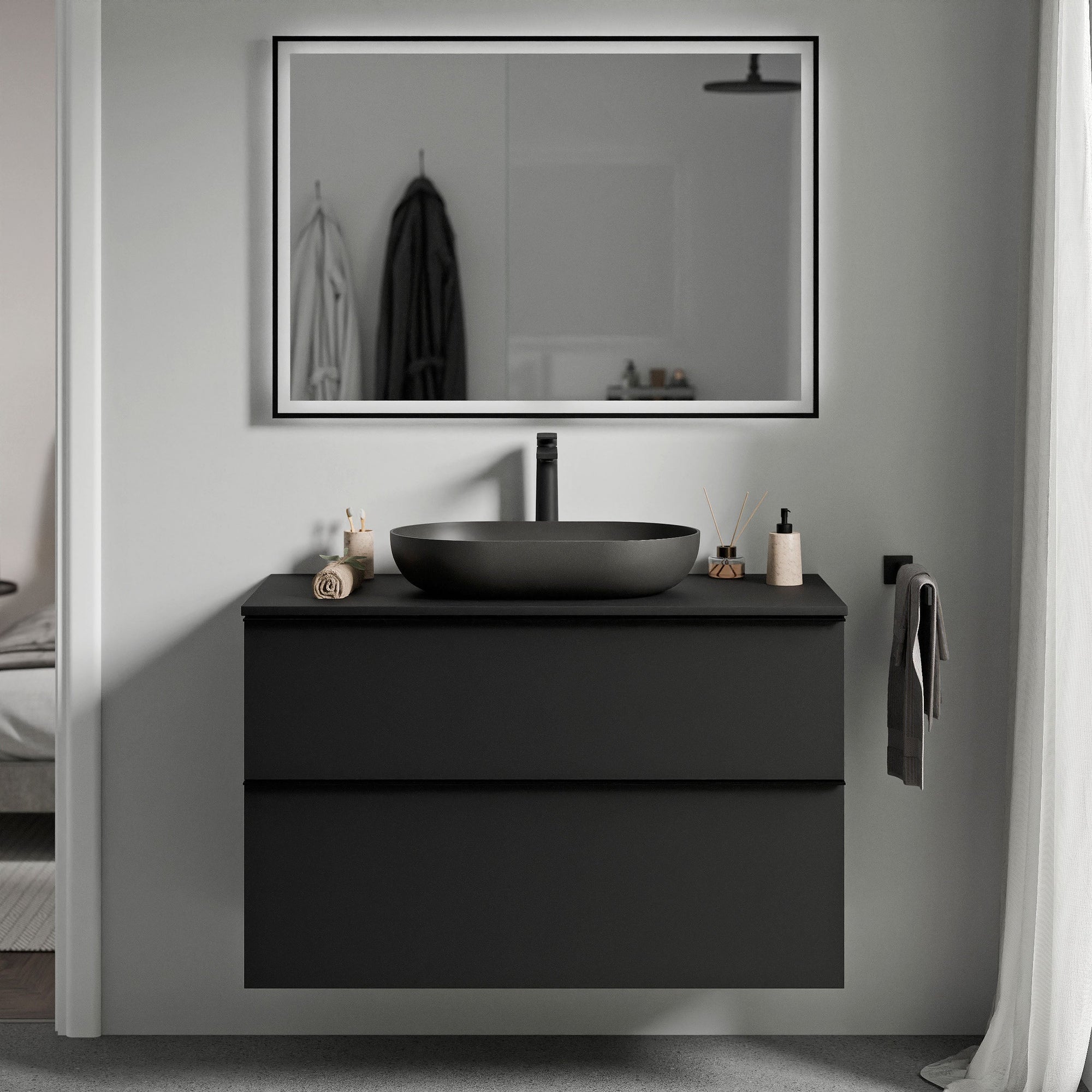 Meuble salle de bain LAVOA 100 cm