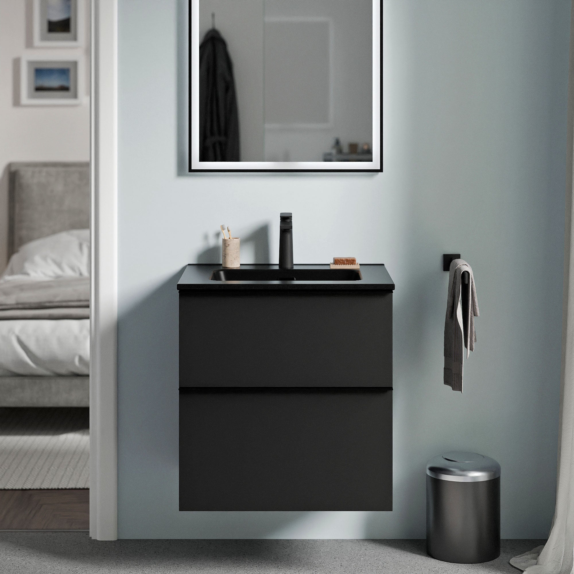 Meuble salle de bain LAVOA 60 cm