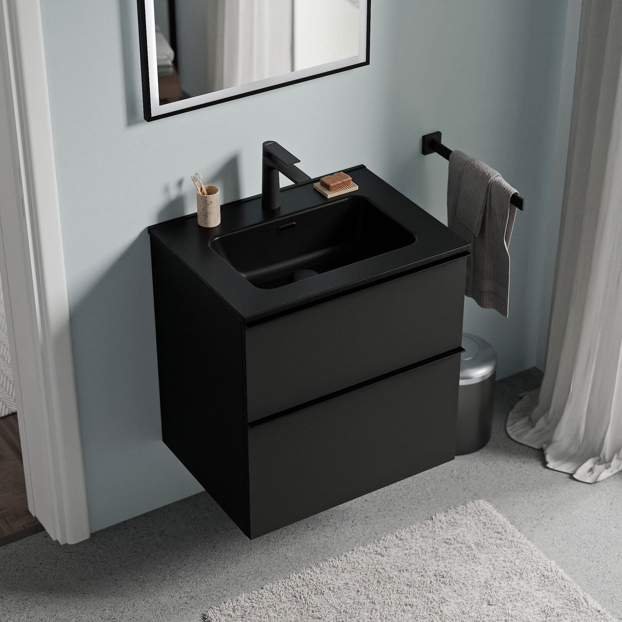 Meuble salle de bain LAVOA 60 cm