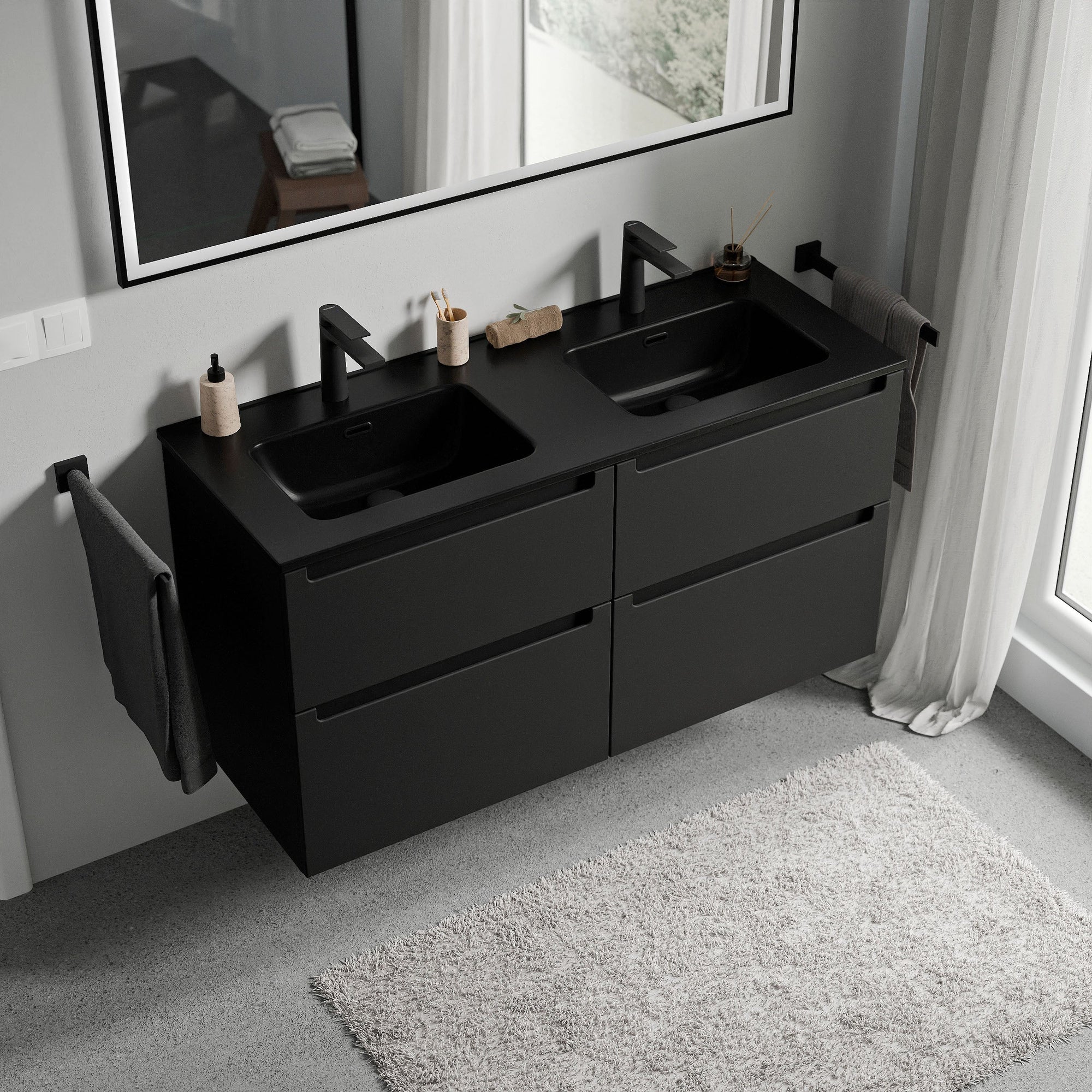 Meuble salle de bain VIREO 120 cm