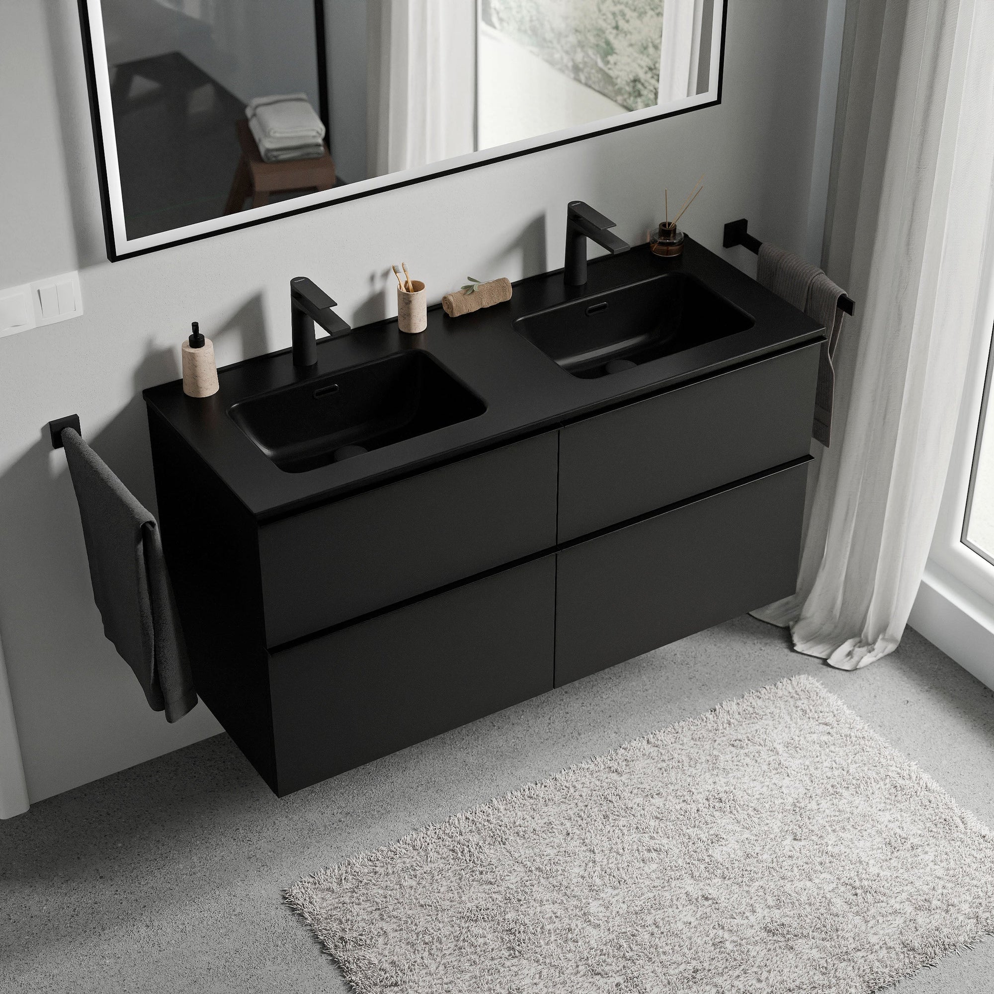 Meuble salle de bain LAVOA 120 cm