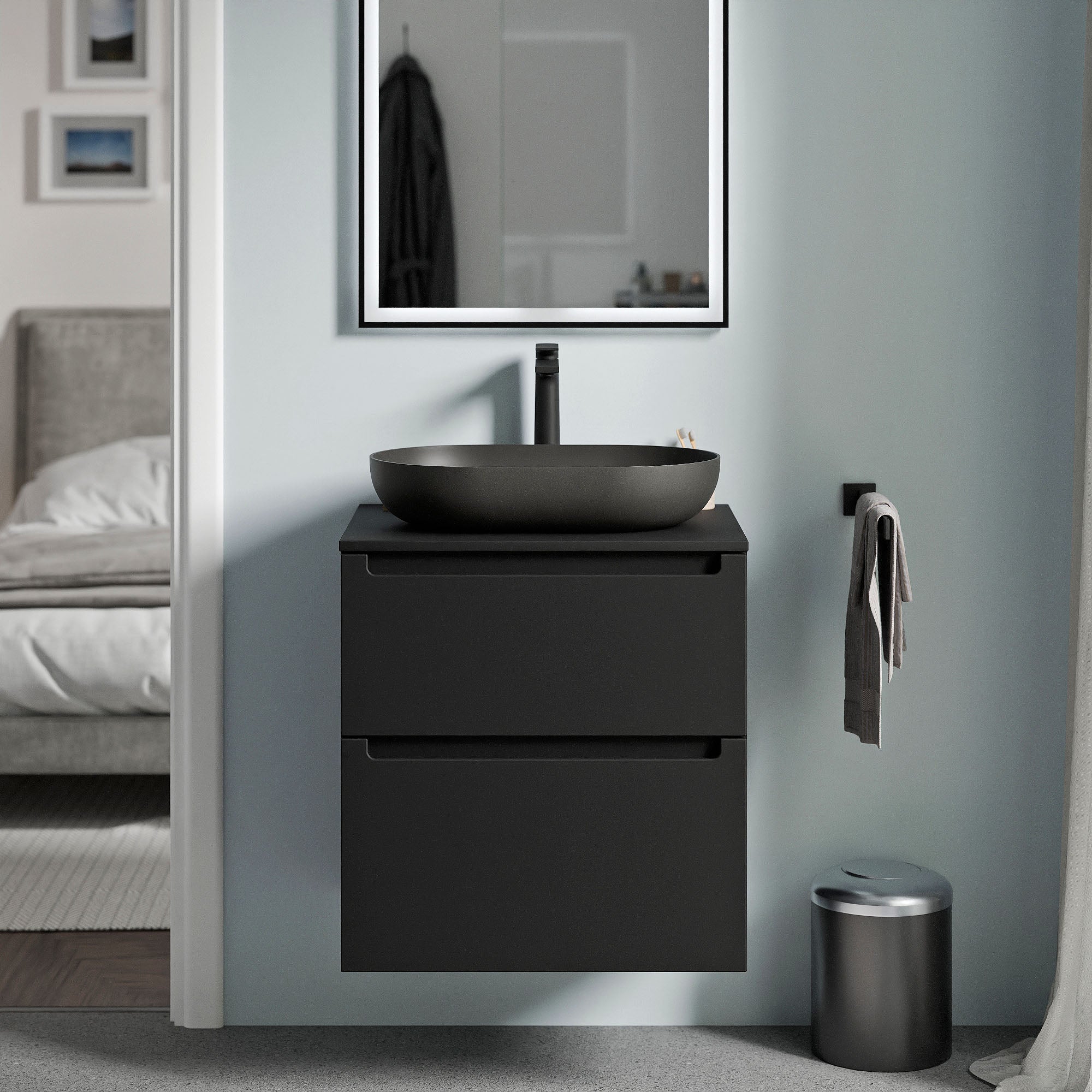 Meuble salle de bain VIREO 60 cm