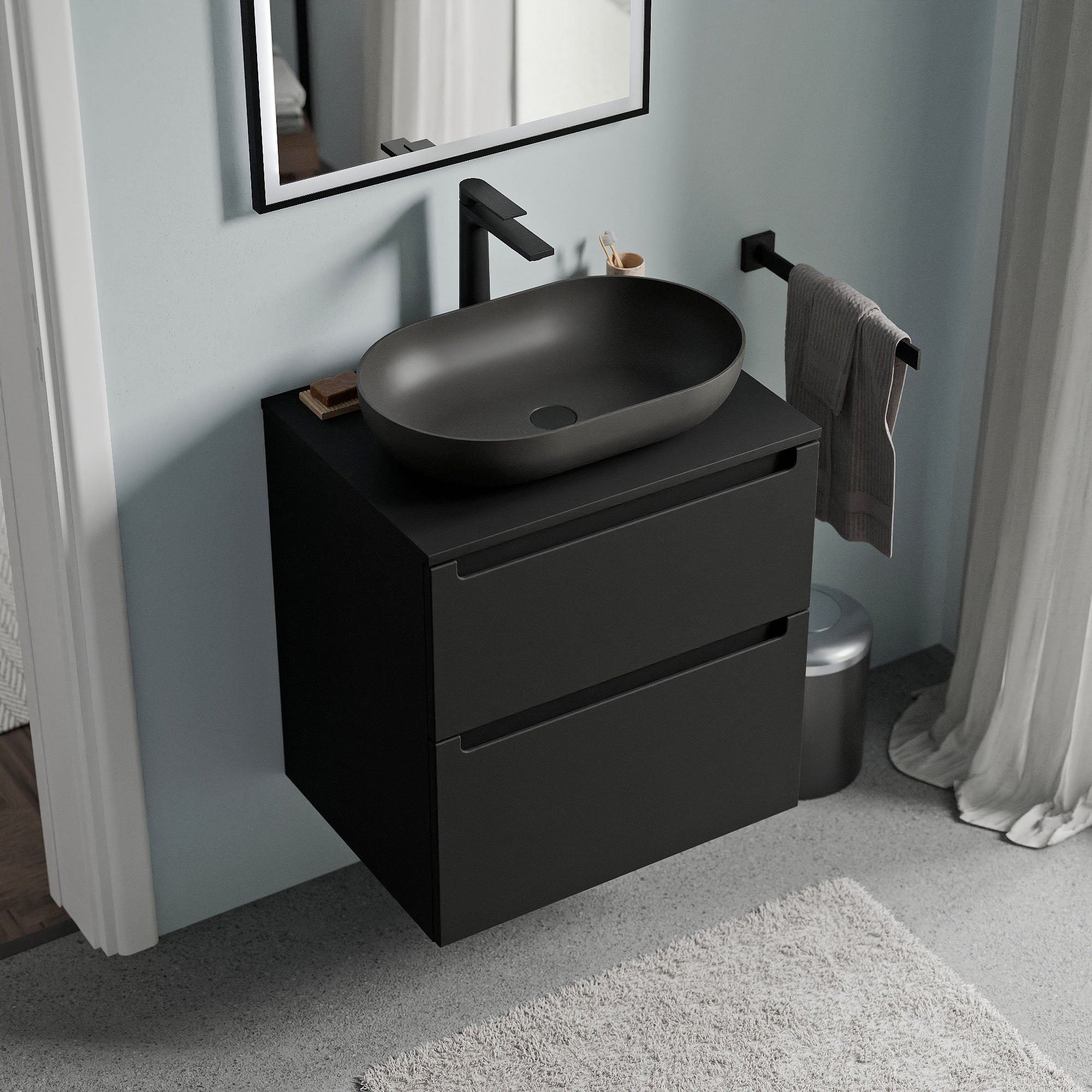 Meuble salle de bain VIREO 60 cm