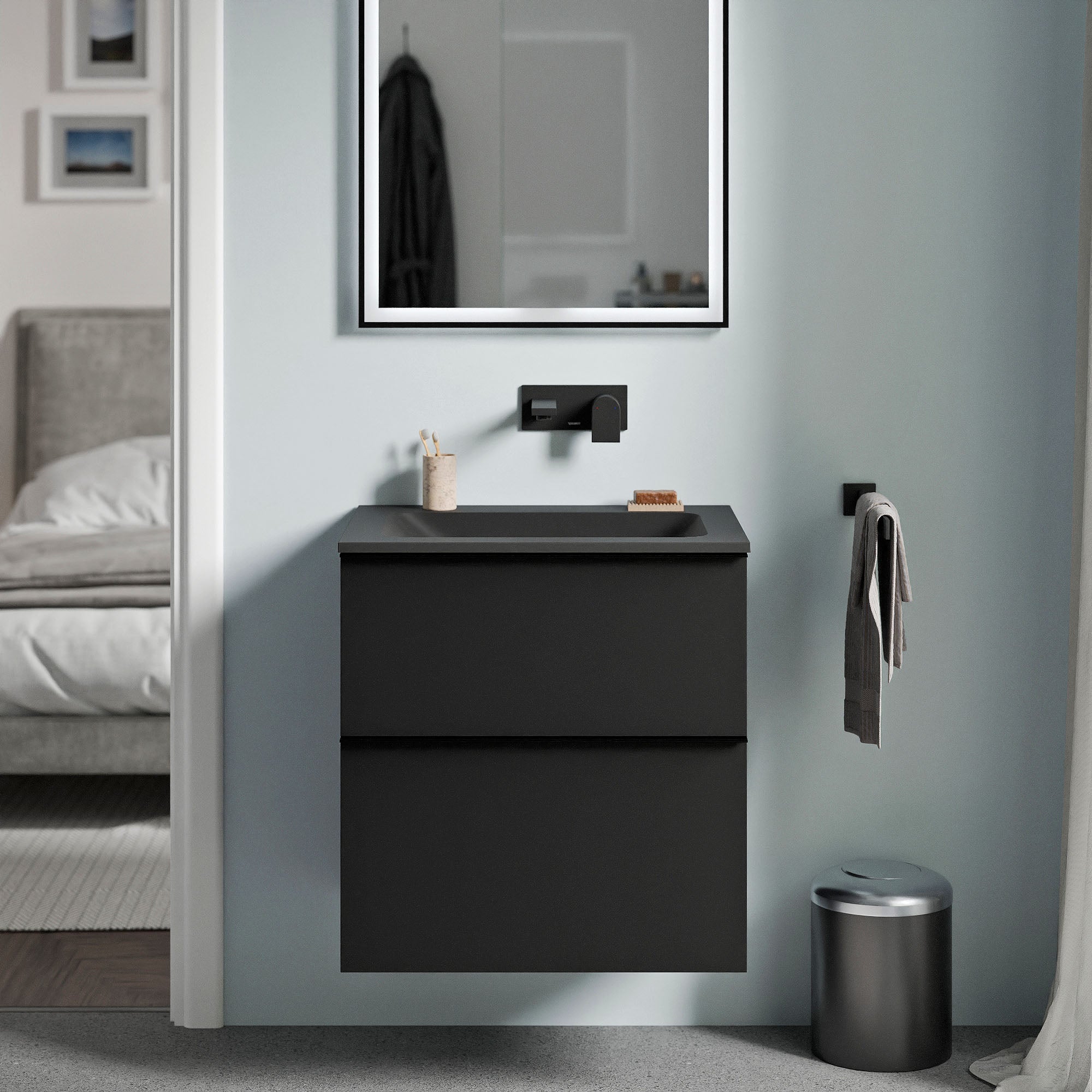 Meuble salle de bain LAVOA 60 cm