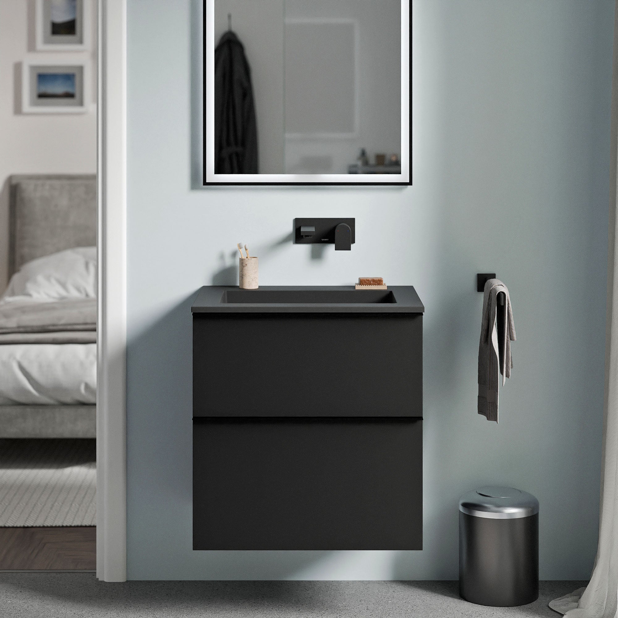 Meuble salle de bain LAVOA 60 cm