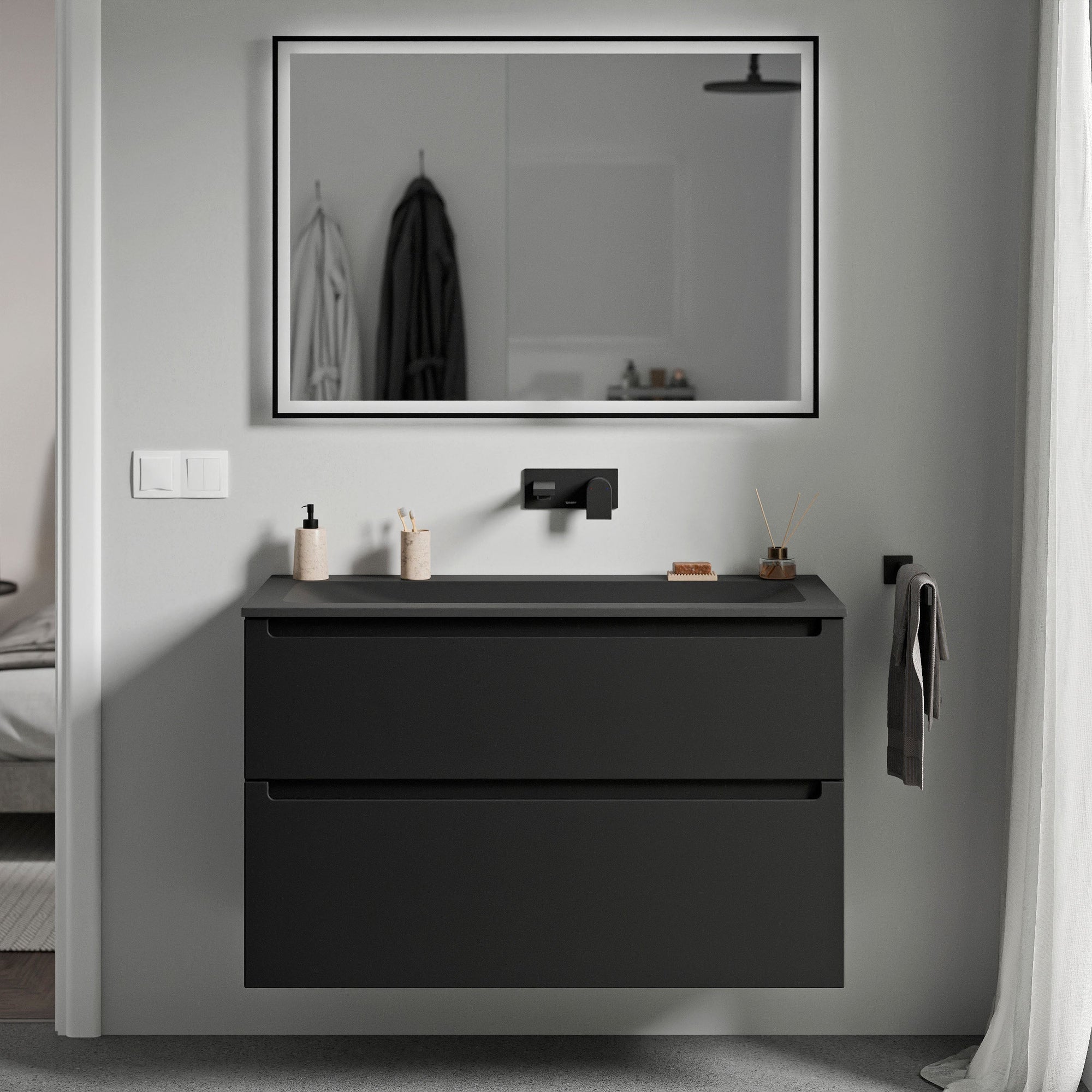 Meuble salle de bain VIREO 80 cm