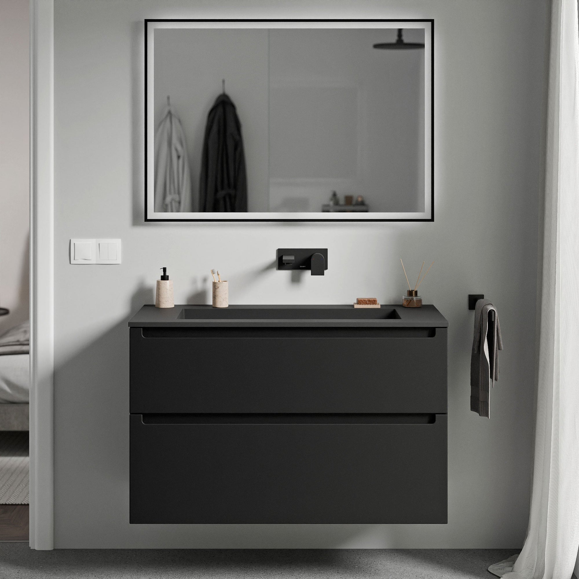 Meuble salle de bain VIREO 80 cm