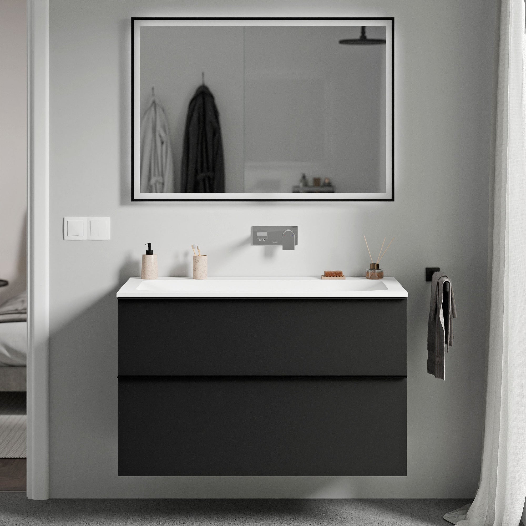 Meuble salle de bain LAVOA 80 cm