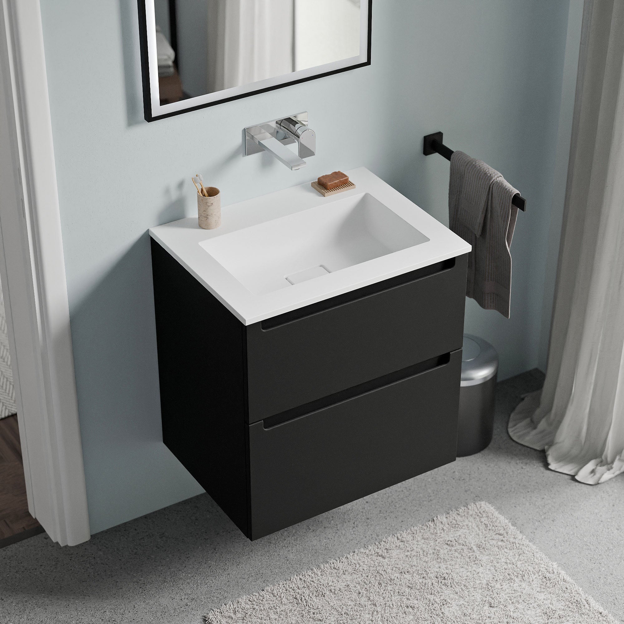 Meuble salle de bain VIREO 60 cm