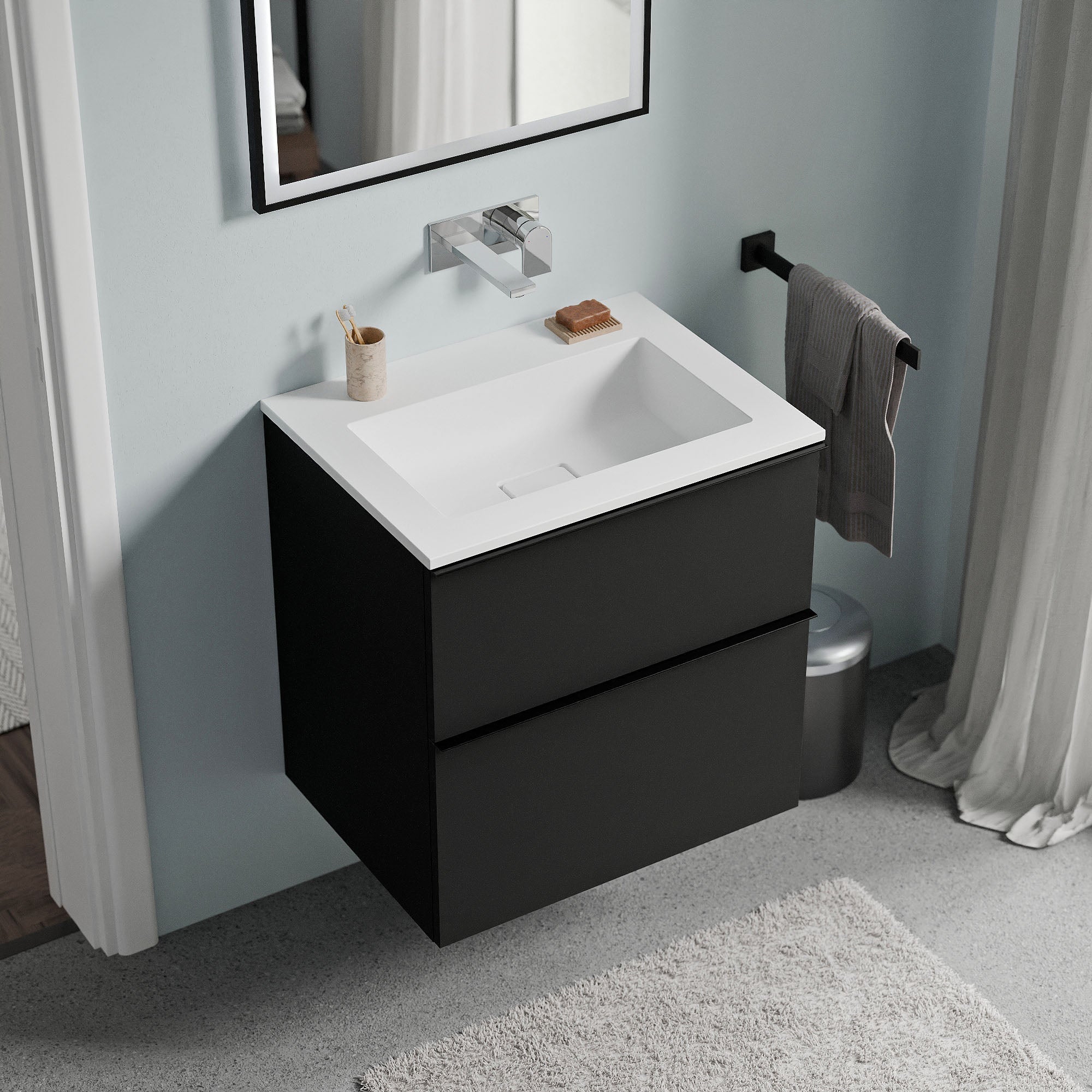 Meuble salle de bain LAVOA 60 cm