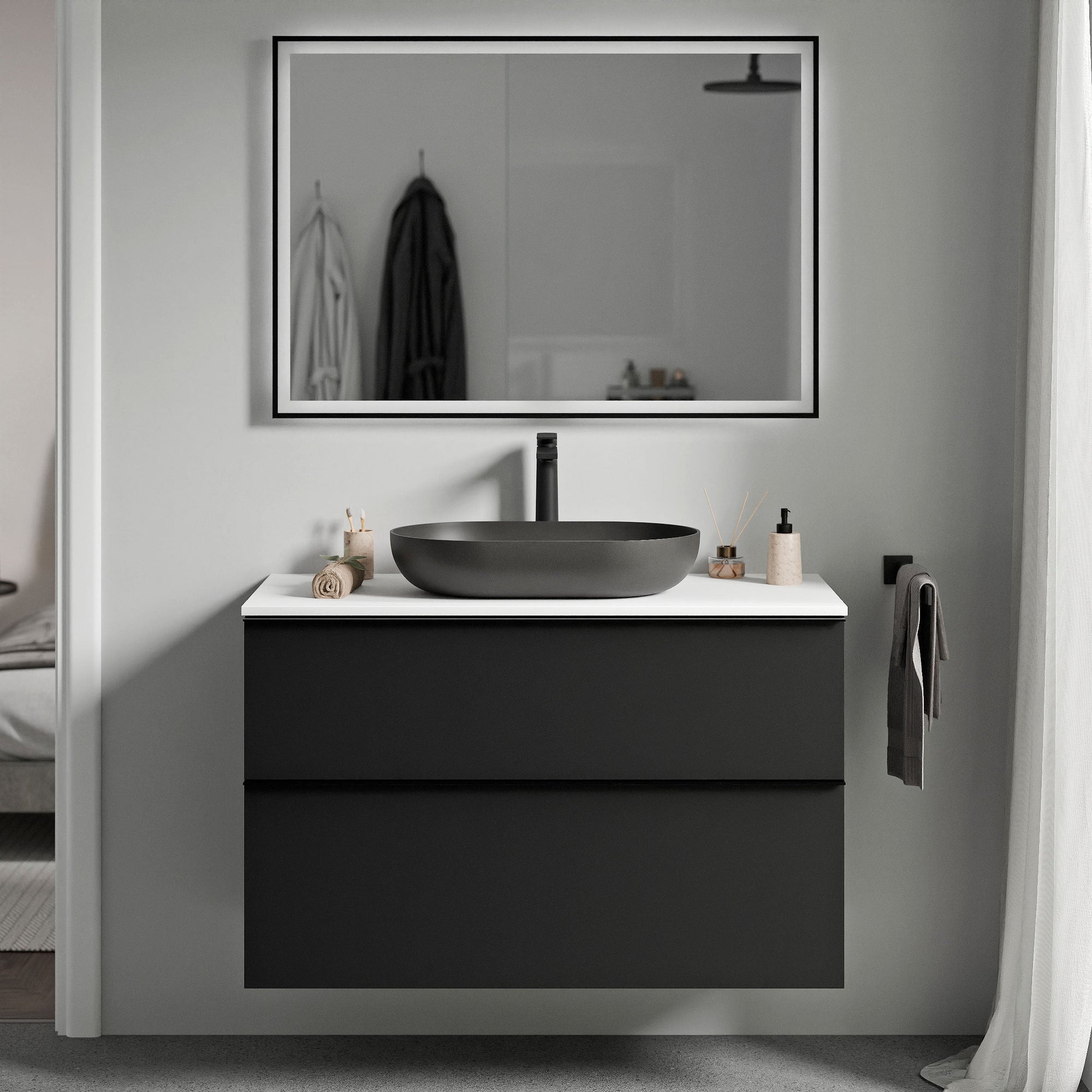 Meuble salle de bain LAVOA 80 cm