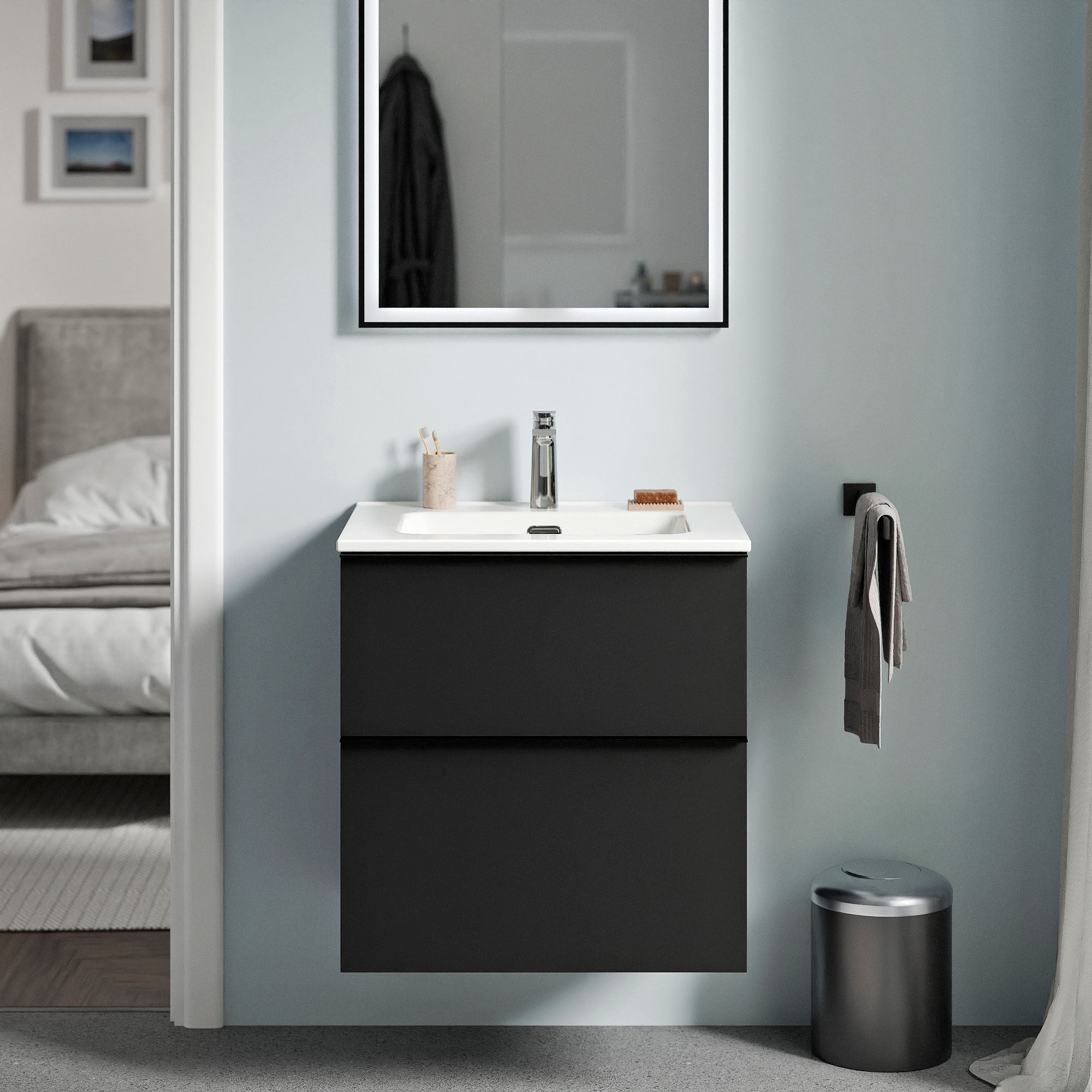 Meuble salle de bain LAVOA 60 cm