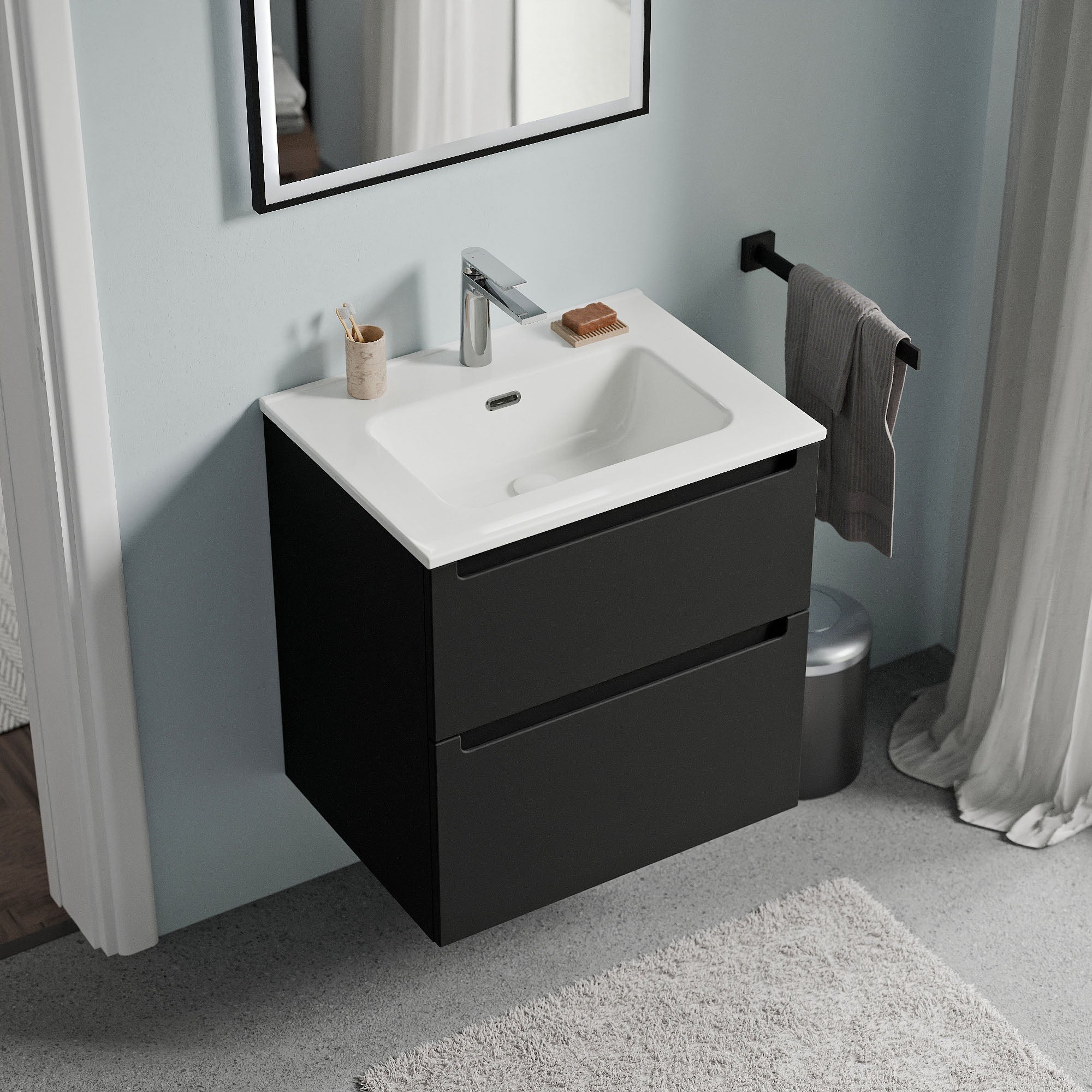 Meuble salle de bain VIREO 60 cm