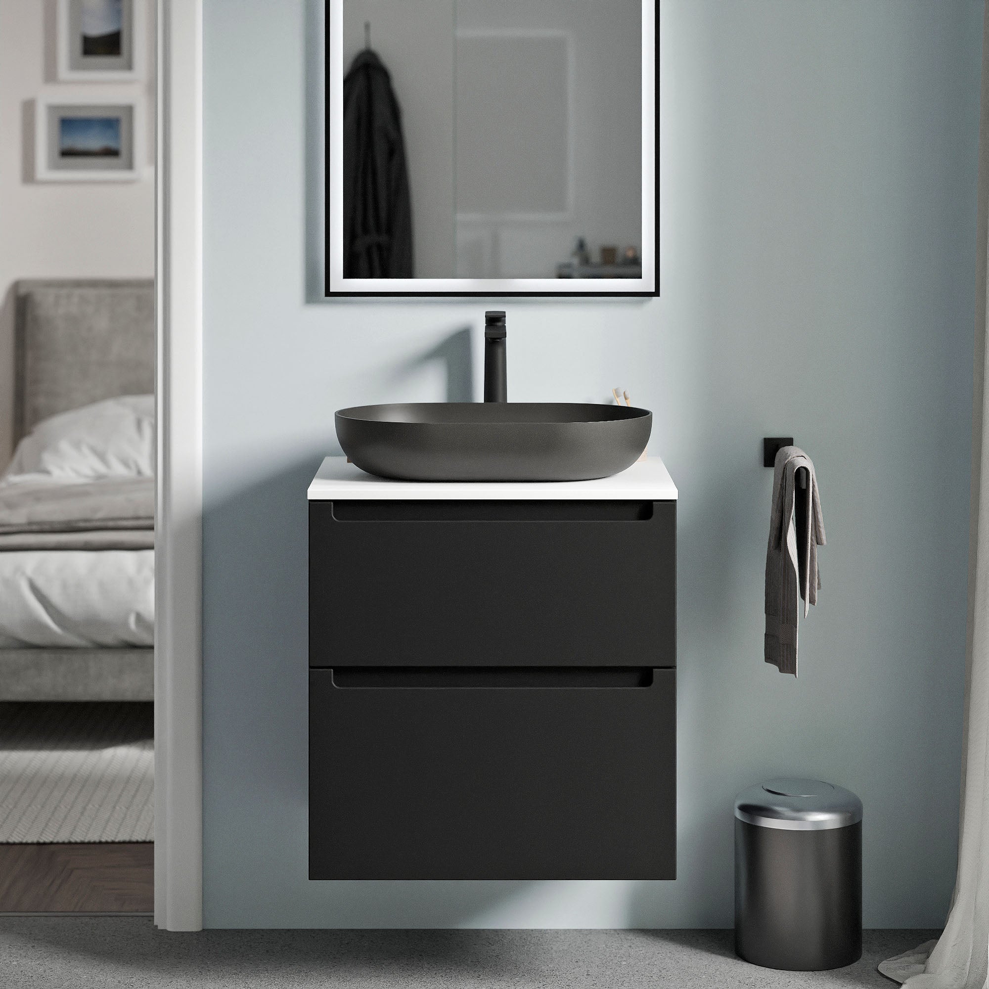 Meuble salle de bain VIREO 60 cm