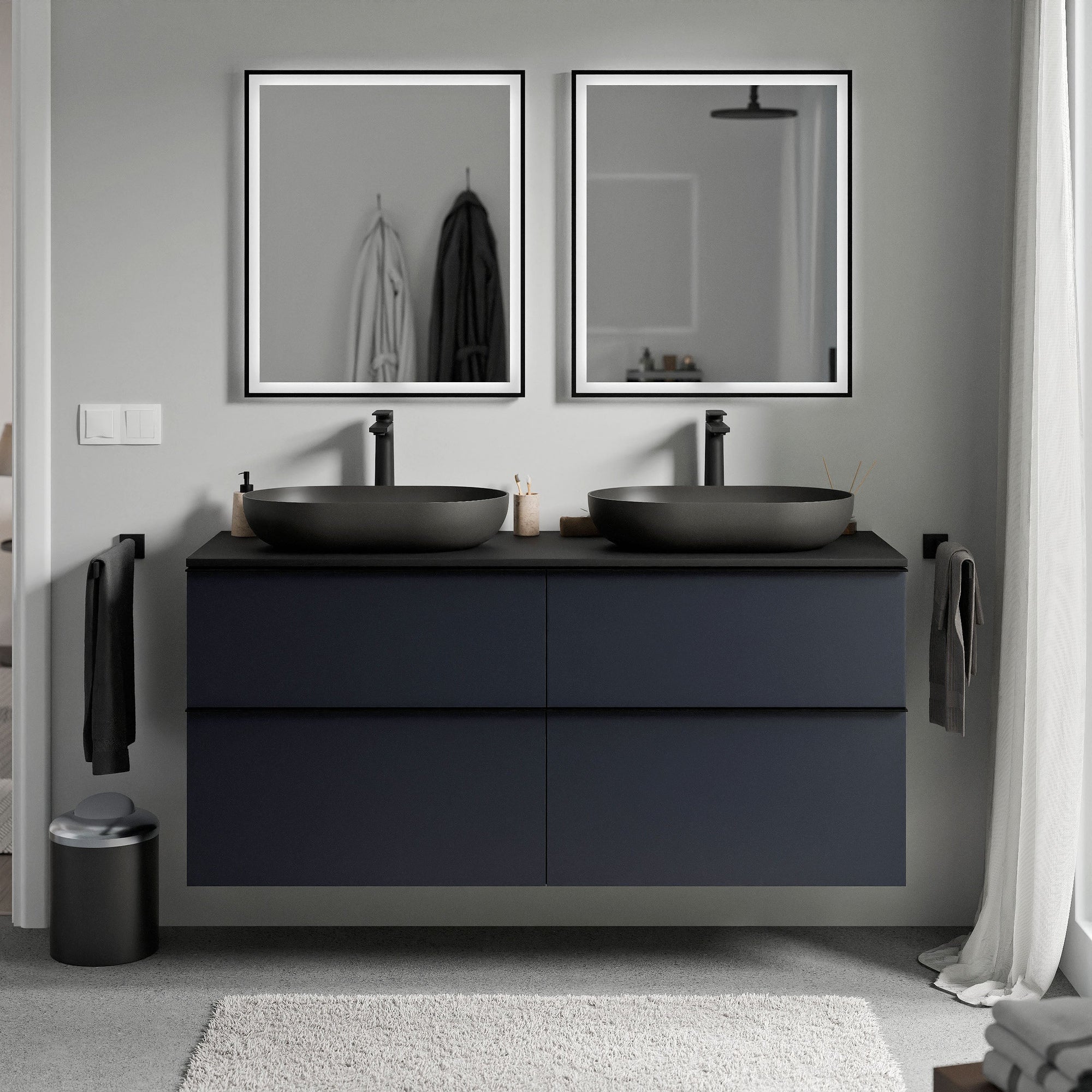 Meuble salle de bains LAVOA 140 cm