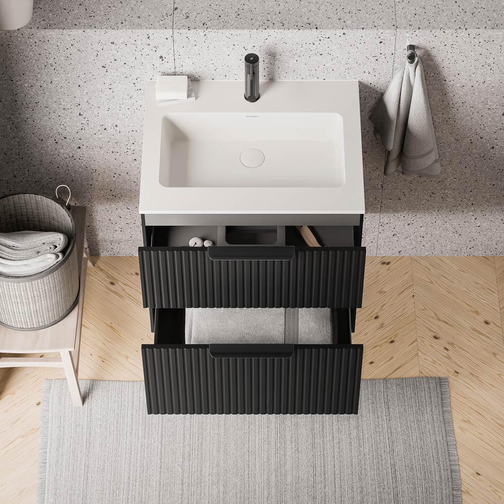 Meuble salle de bain TIM 60 cm avec lavabo Duravit