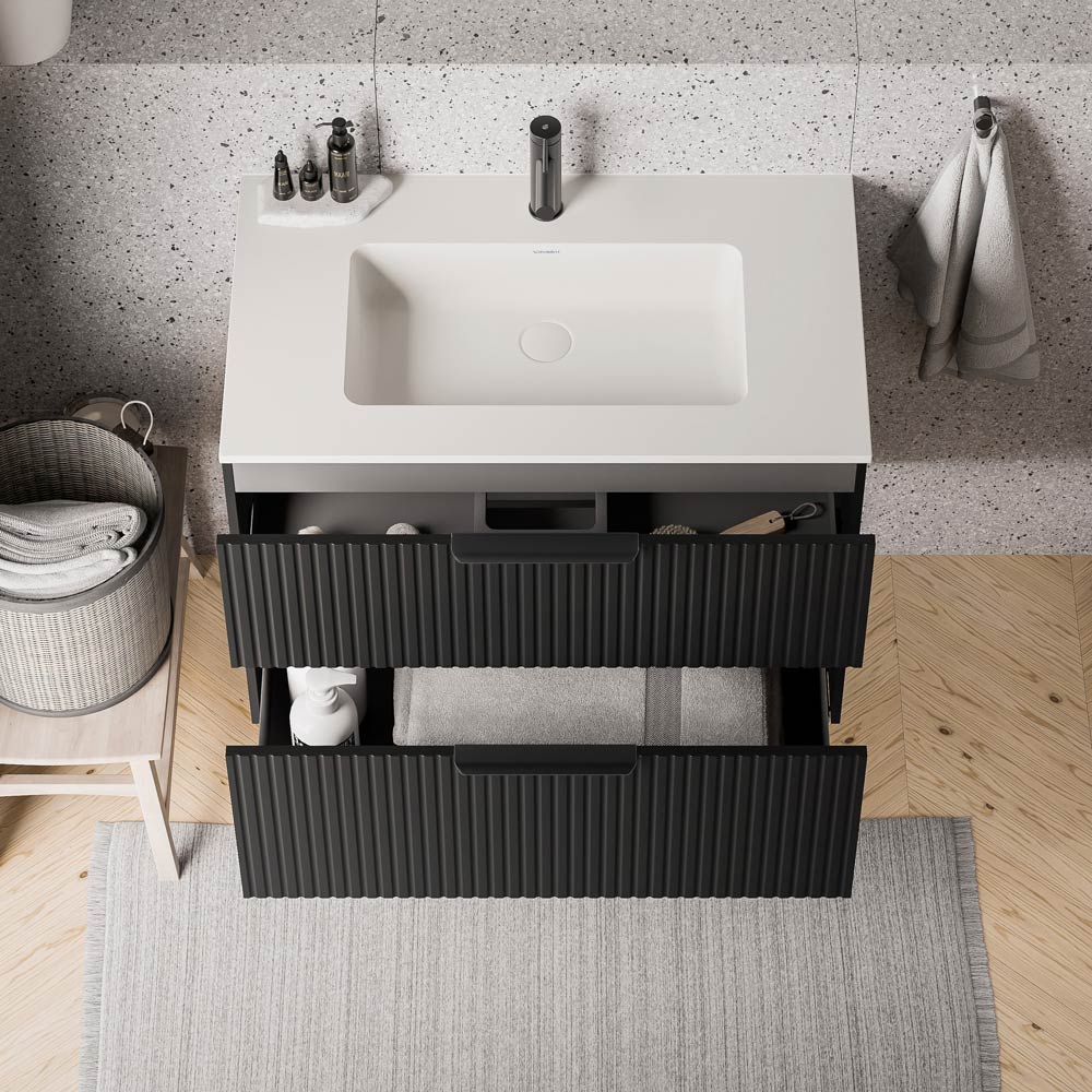Meuble salle de bain TIM 80 cm avec lavabo Duravit