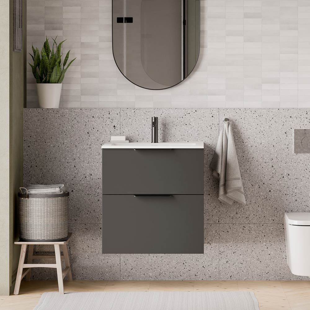 Meuble salle de bain TIM 60 cm avec lavabo Duravit
