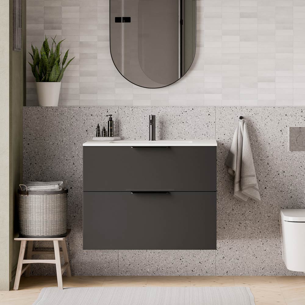 Meuble salle de bain TIM 80 cm avec lavabo Duravit