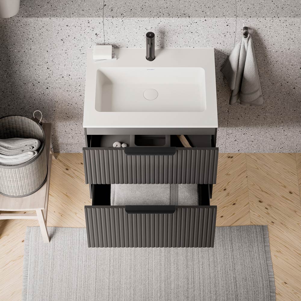 Meuble salle de bain TIM 60 cm avec lavabo Duravit