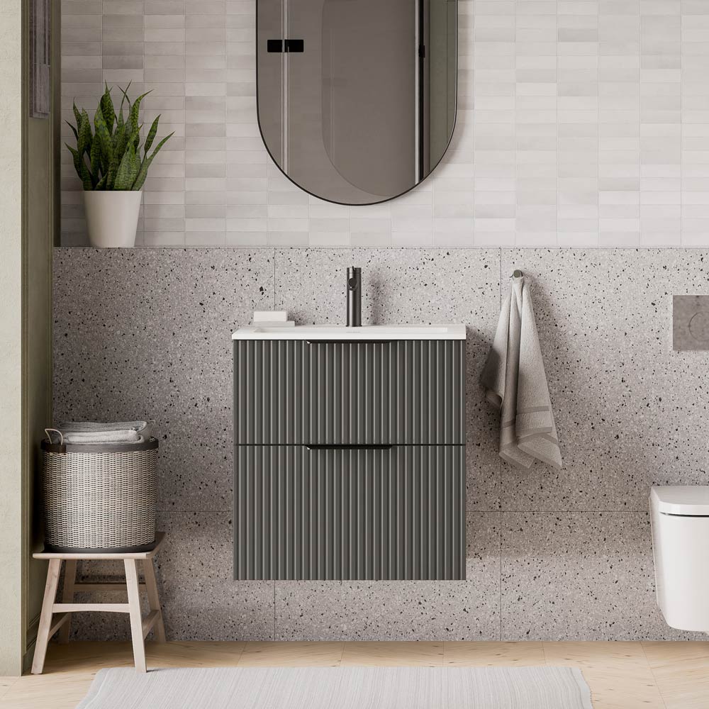 Meuble salle de bain TIM 60 cm avec lavabo Duravit