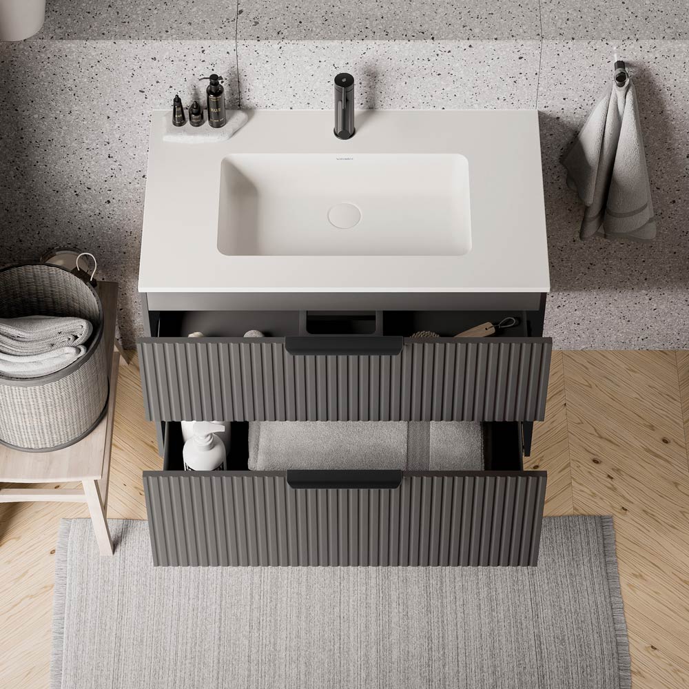 Meuble salle de bain TIM 80 cm avec lavabo Duravit