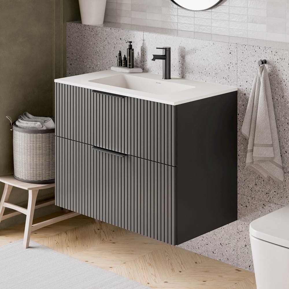 Meuble salle de bain TIM 80 cm avec lavabo Duravit