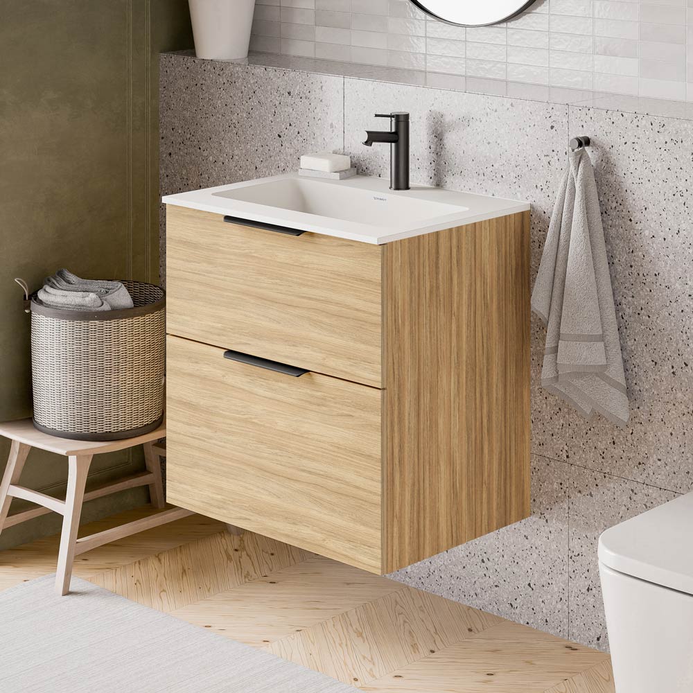 Meuble salle de bain TIM 60 cm avec lavabo Duravit