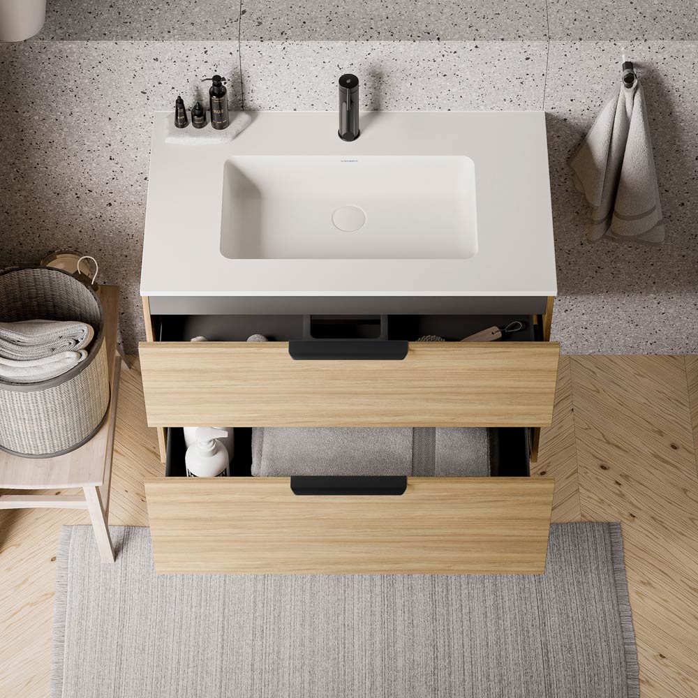 Meuble salle de bain TIM 80 cm avec lavabo Duravit