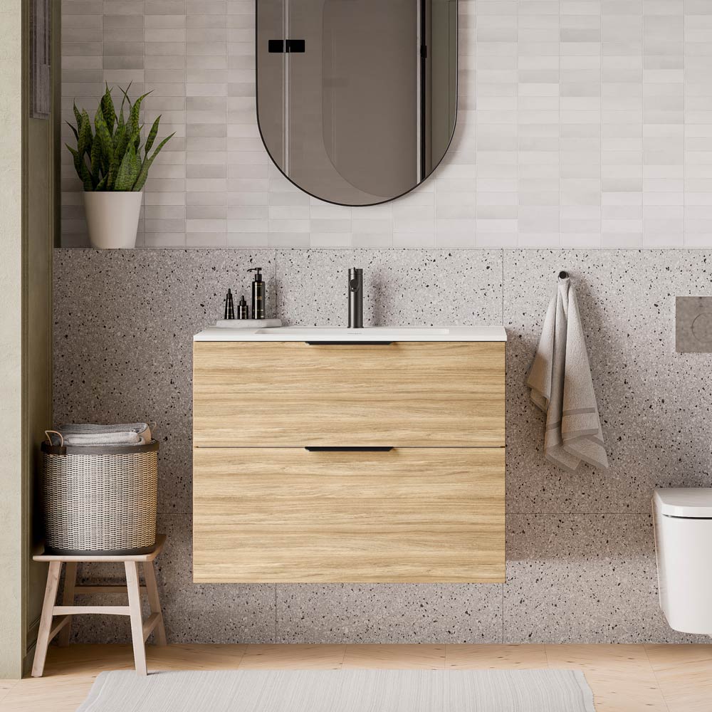 Meuble salle de bain TIM 80 cm avec lavabo Duravit