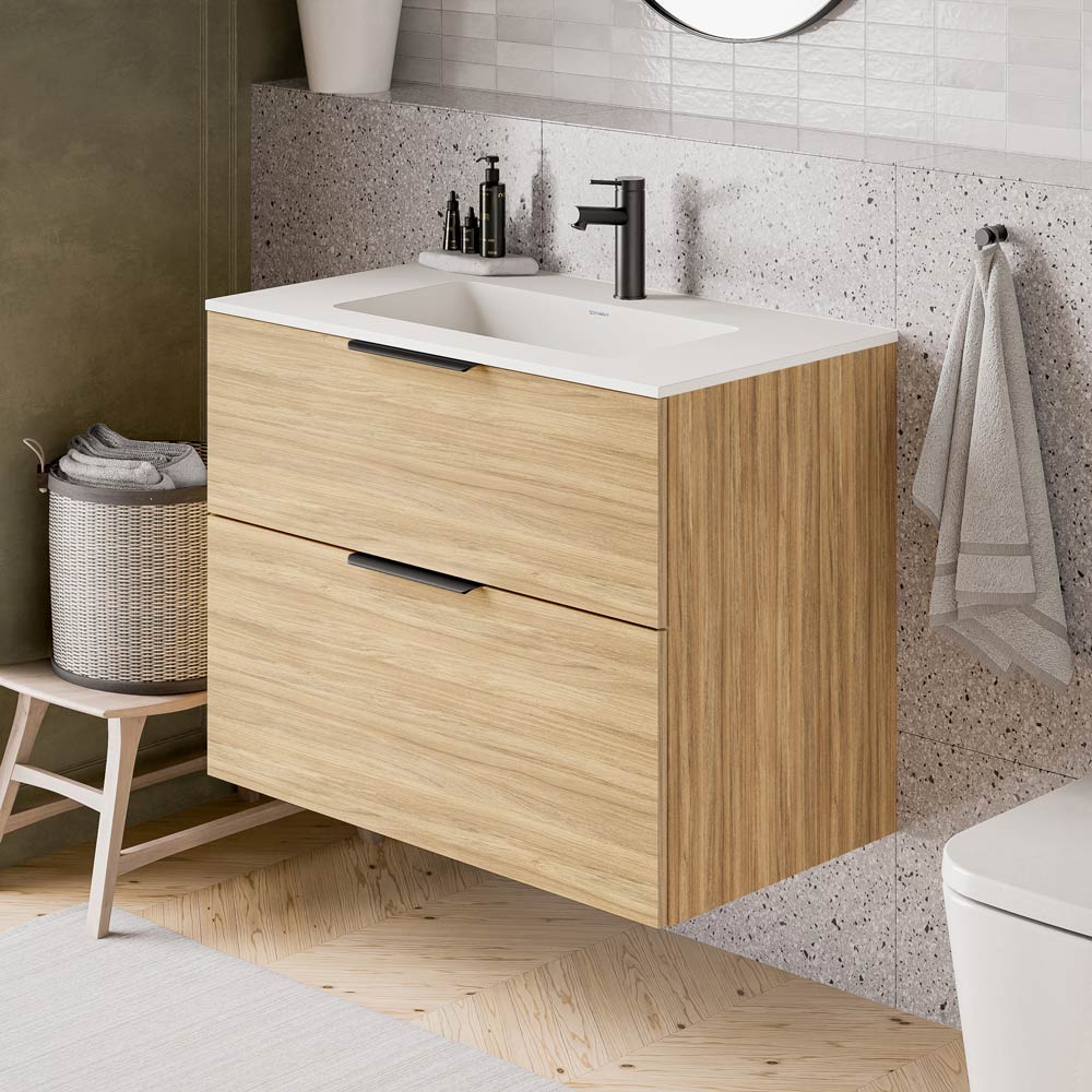 Meuble salle de bain TIM 80 cm avec lavabo Duravit