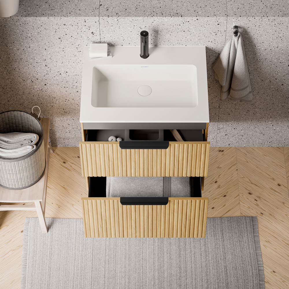 Meuble salle de bain TIM 60 cm avec lavabo Duravit