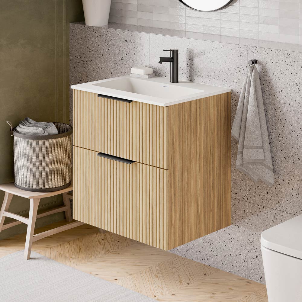 Meuble salle de bain TIM 60 cm avec lavabo Duravit