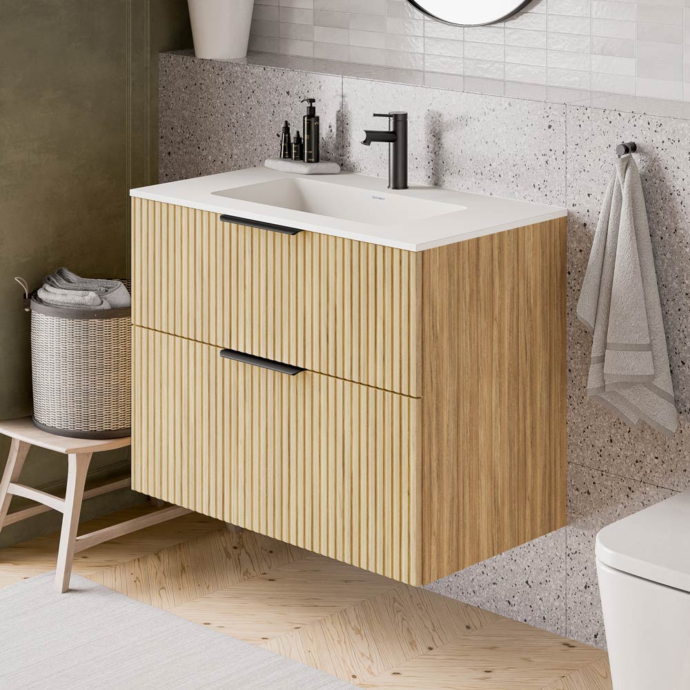 Meuble salle de bain TIM 80 cm avec lavabo Duravit