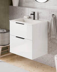 Meuble salle de bain TIM 60 cm avec lavabo Duravit