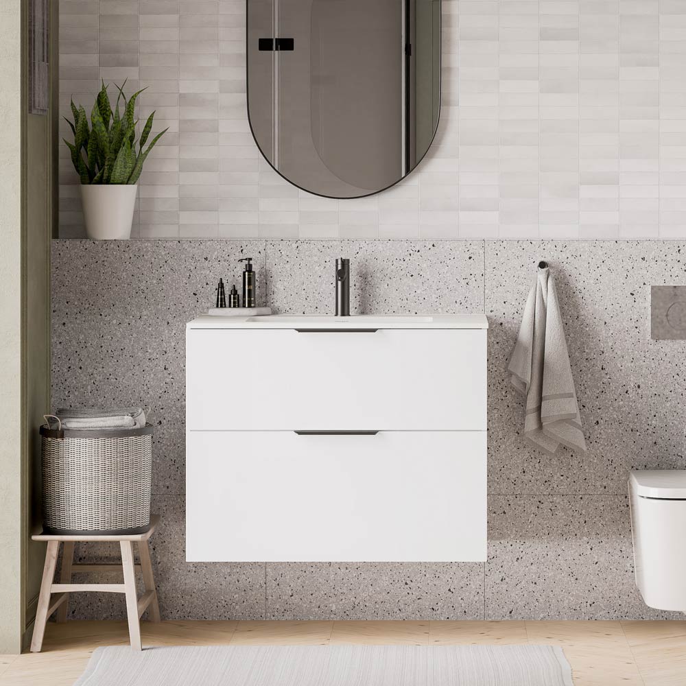 Meuble salle de bain TIM 80 cm avec lavabo Duravit