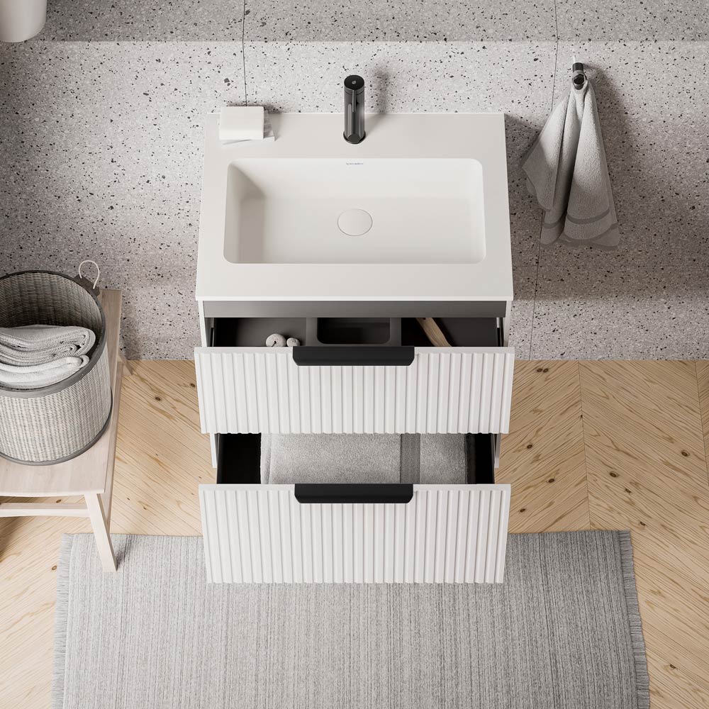 Meuble salle de bain TIM 60 cm avec lavabo Duravit