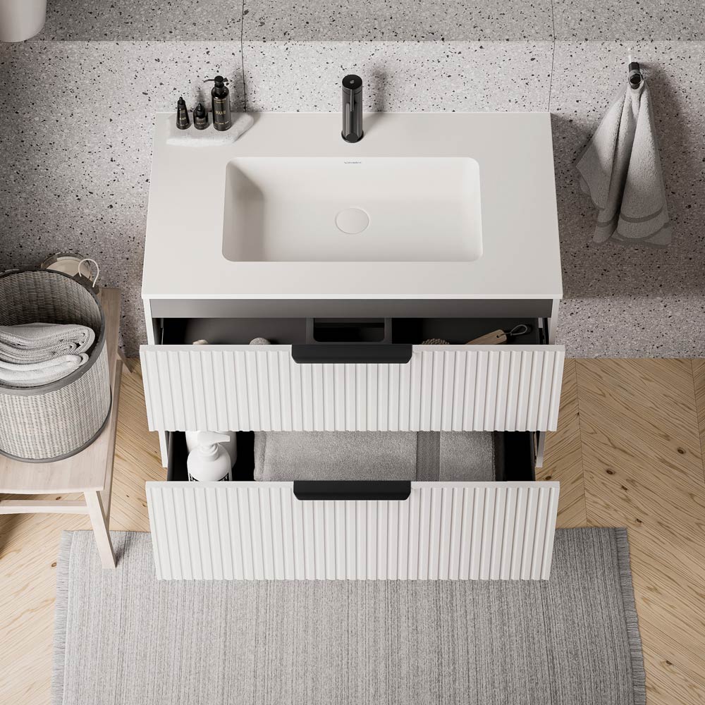 Meuble salle de bain TIM 80 cm avec lavabo Duravit