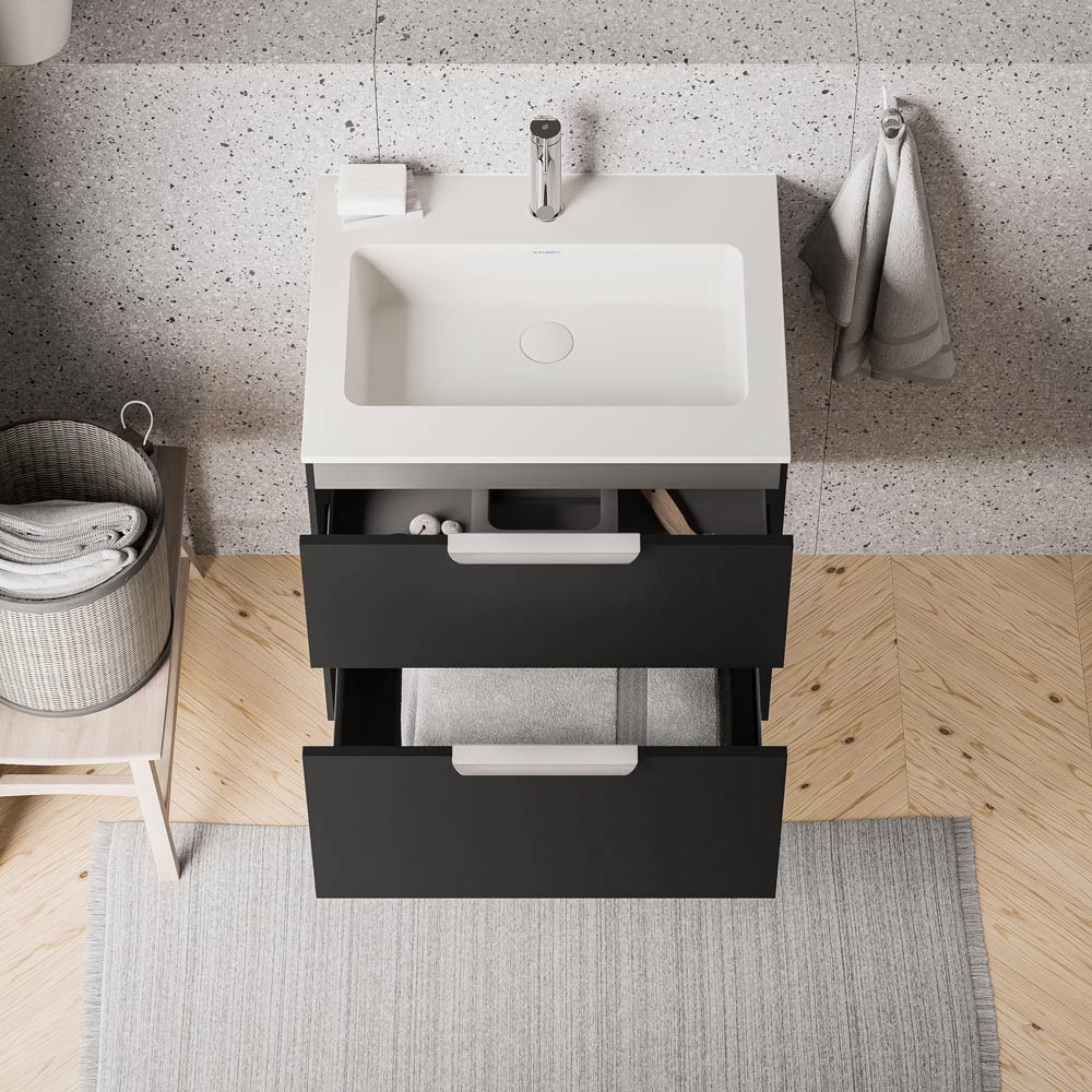 Meuble salle de bain TIM 60 cm avec lavabo Duravit