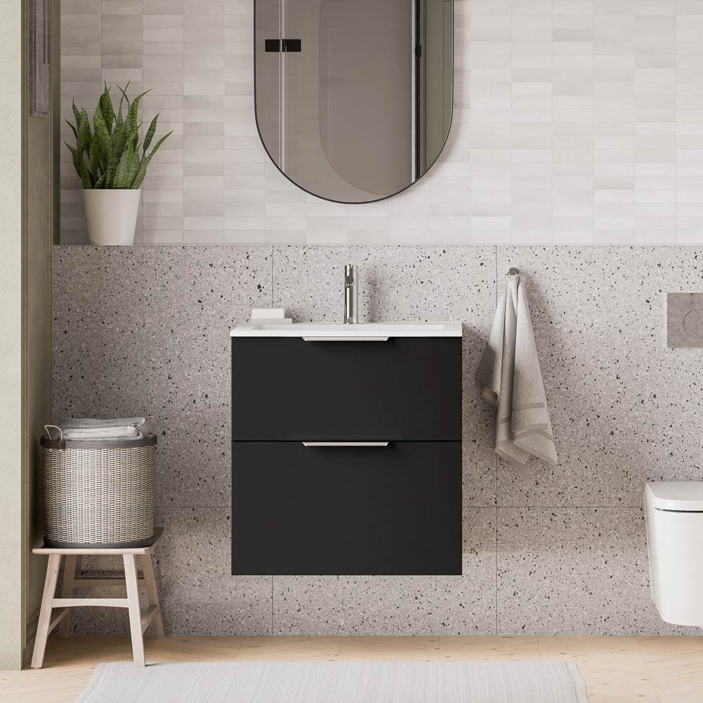 Meuble salle de bain TIM 60 cm avec lavabo Duravit