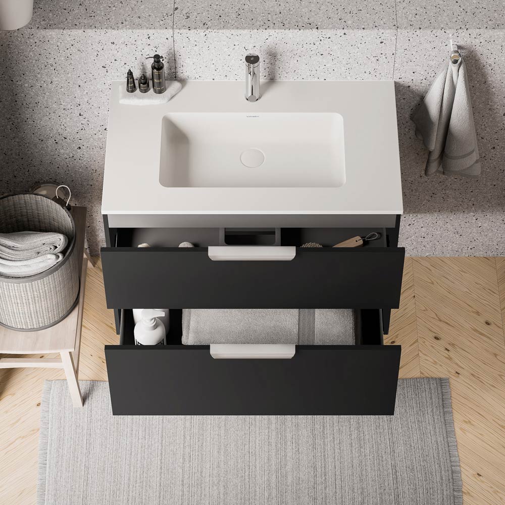 Meuble salle de bain TIM 80 cm avec lavabo Duravit