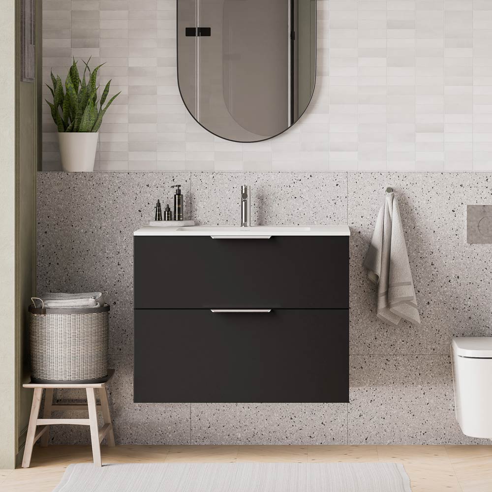 Meuble salle de bain TIM 80 cm avec lavabo Duravit