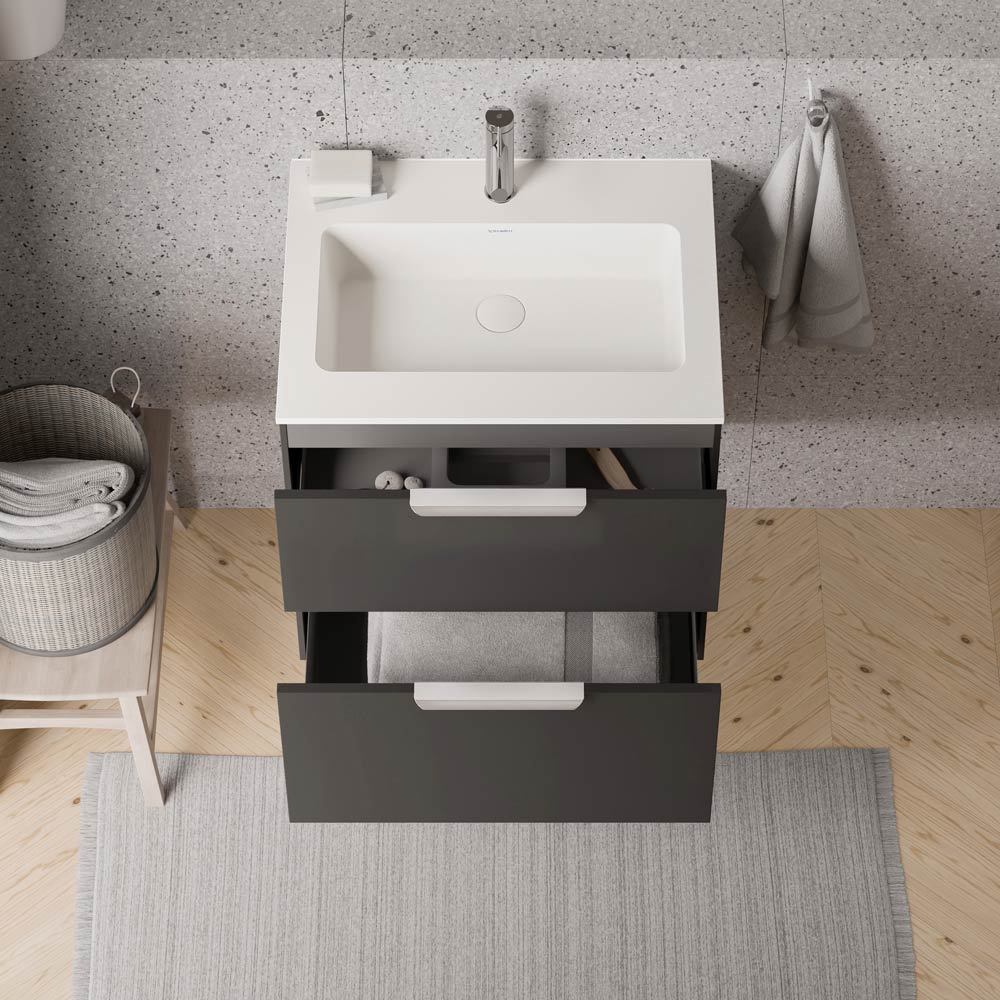 Meuble salle de bain TIM 60 cm avec lavabo Duravit