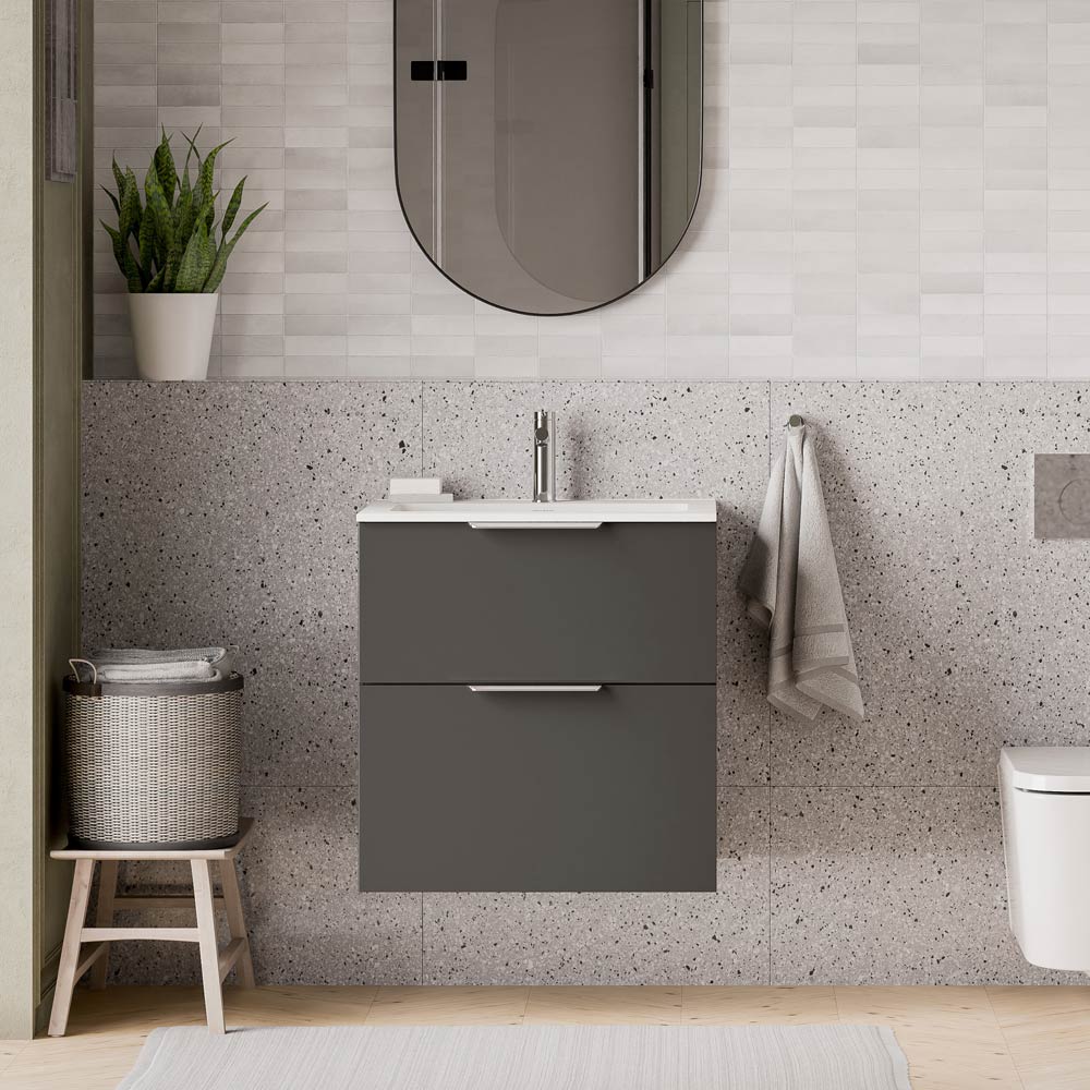 Meuble salle de bain TIM 60 cm avec lavabo Duravit