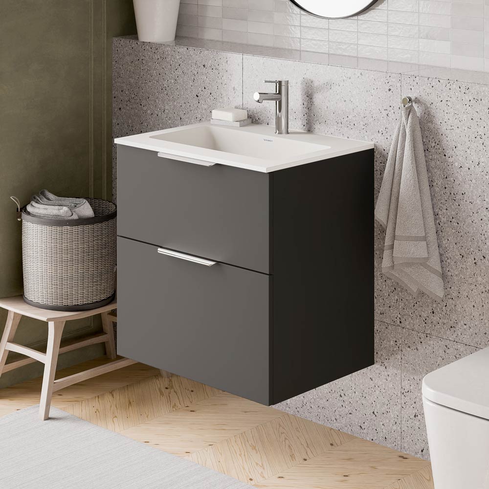 Meuble salle de bain TIM 60 cm avec lavabo Duravit
