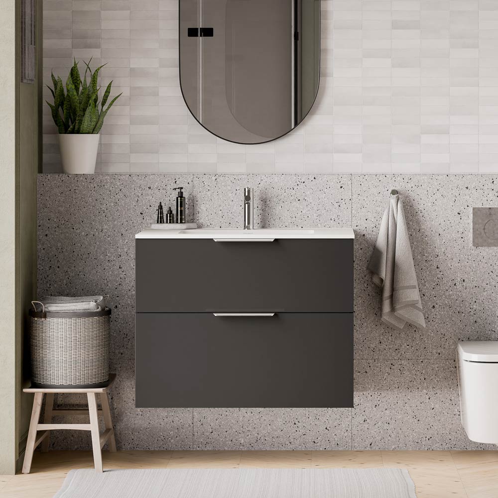 Meuble salle de bain TIM 80 cm avec lavabo Duravit