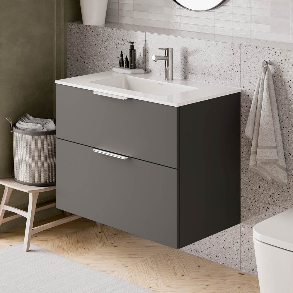 Meuble salle de bain TIM 80 cm avec lavabo Duravit